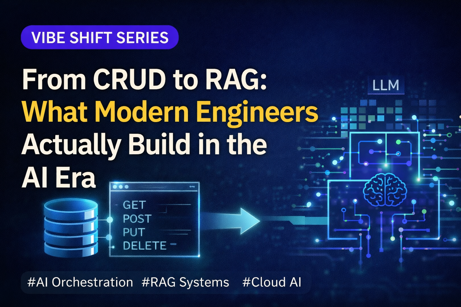 From CRUD to RAG: What Modern Engineers Actually Build in the AI Era