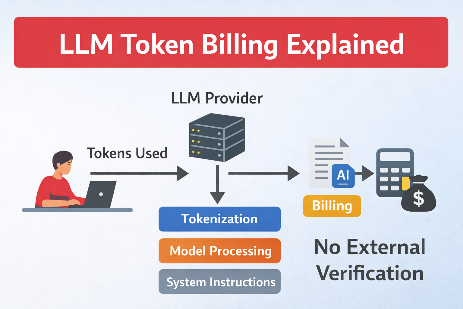 Why LLM Token Billing Lacks Third-Party Verification – A Hidden Challenge in AI Systems