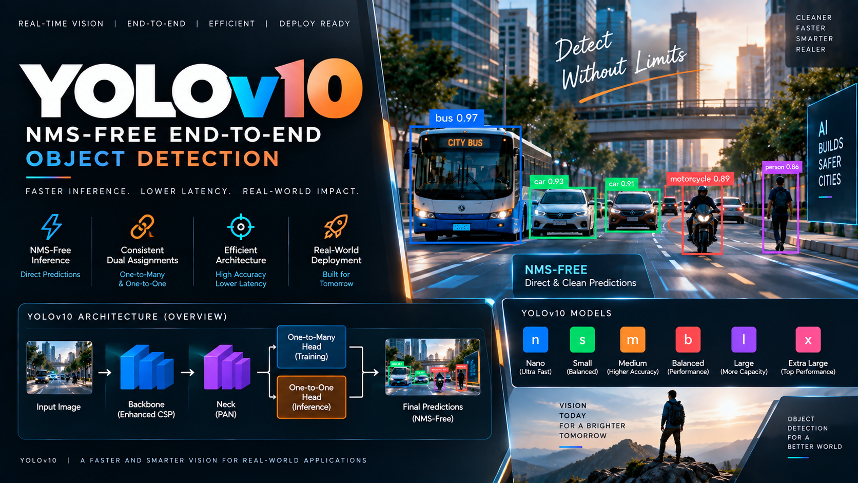 YOLOv10: NMS-Free End-to-End Object Detection