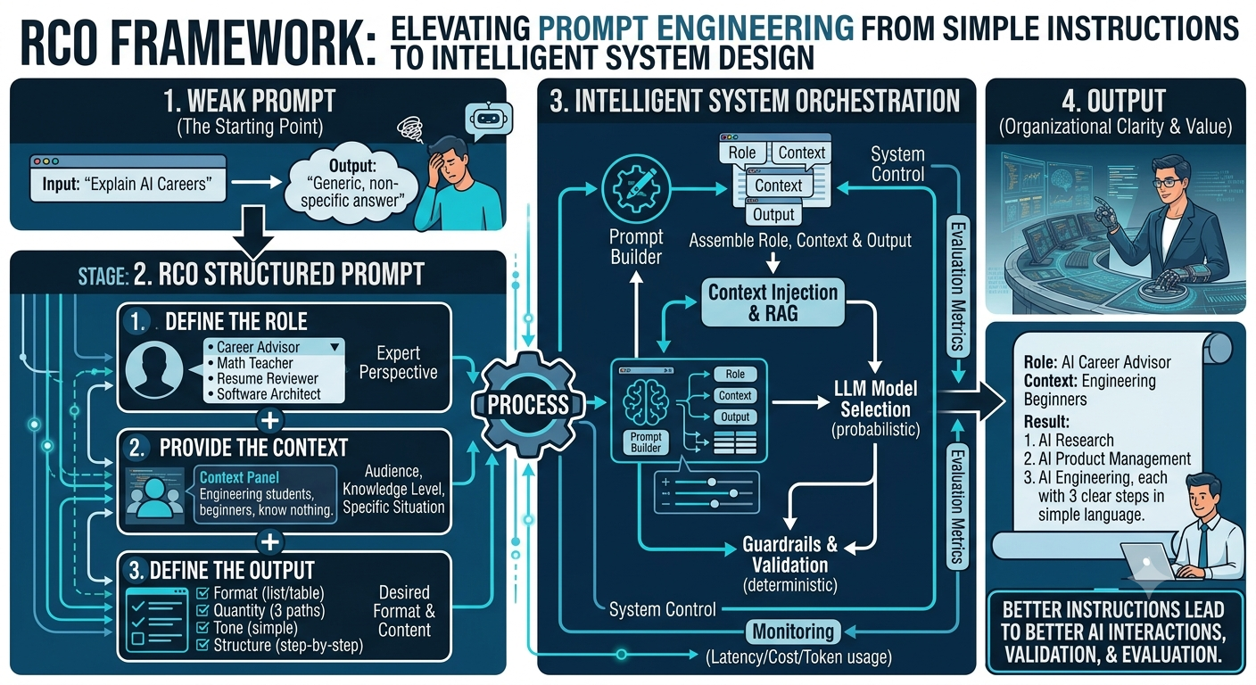 Prompt Engineering: How to Write Better AI Prompts Using Role, Context and Output