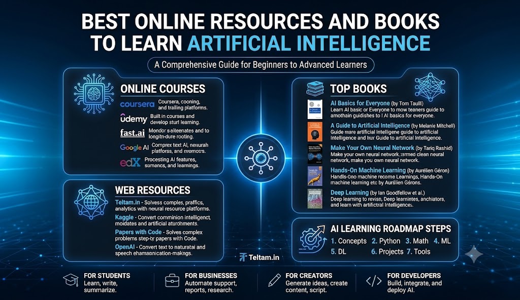 Best Online Resources and Books to Learn Artificial Intelligence (AI)