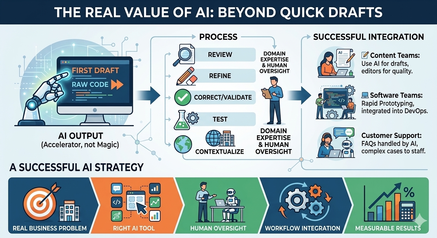 The Real Value of AI: Beyond Quick Drafts and Shiny Tools